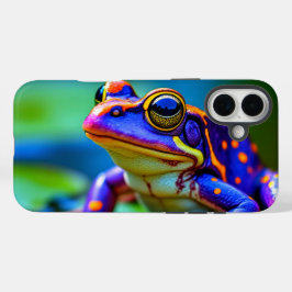Funda iPhone 16 Plus Estuche colorido para teléfono de rana