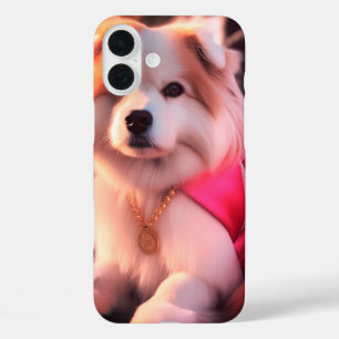 Funda iPhone 16 Plus Estuche Cute Dog Phone