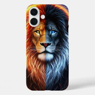 Funda iPhone 16 Plus Estuche de teléfono de diseño de león