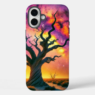 Funda iPhone 16 Plus Estuche de teléfono de la escena del árbol del ata