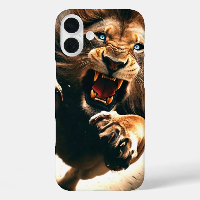 Funda iPhone 16 Plus Estuche de teléfono de león (Reverso )