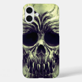 Funda iPhone 16 Plus Estuche de teléfono de Skull escarpado