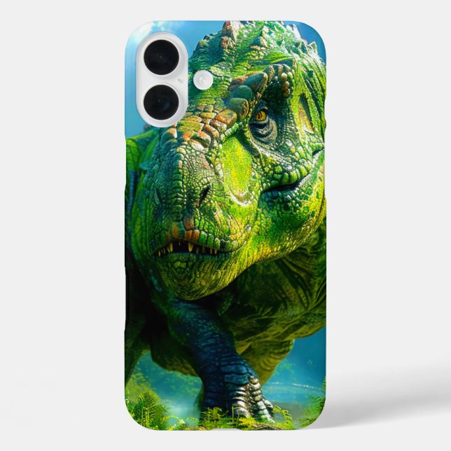 Funda iPhone 16 Plus Estuche de teléfono Dinosaur (Reverso )