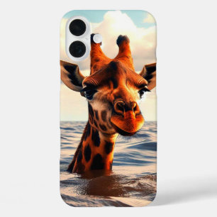 Funda iPhone 16 Plus Estuche de teléfono Giraffe perdido