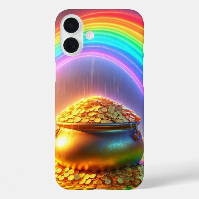 Funda iPhone 16 Plus Estuche de teléfono Gold Coin Treasure (Reverso )