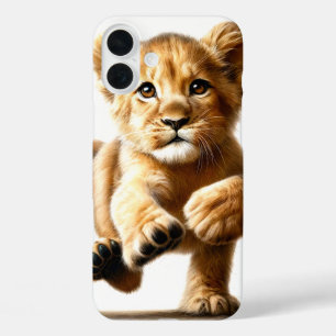Funda iPhone 16 Plus Estuche de teléfono Lion Cub