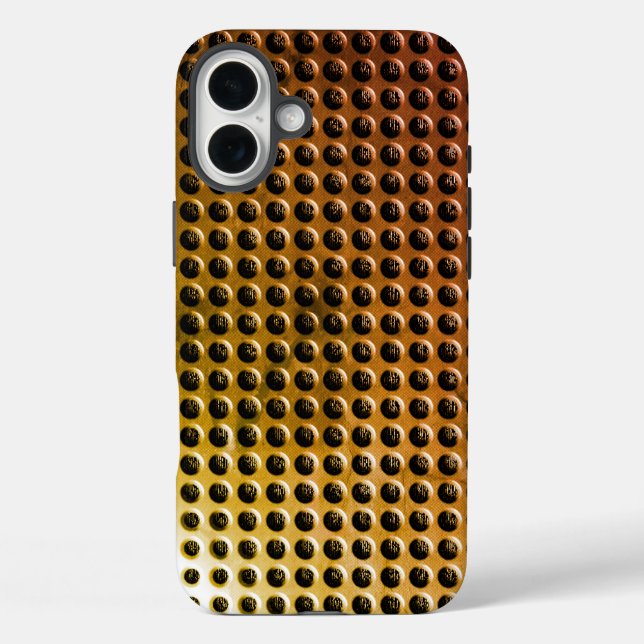 Funda iPhone 16 Plus Estuche de teléfono metalizado (Reverso )