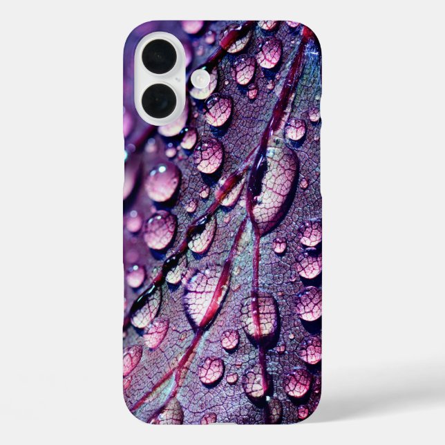 Funda iPhone 16 Plus Estuche de teléfono para gotas de agua (Reverso )