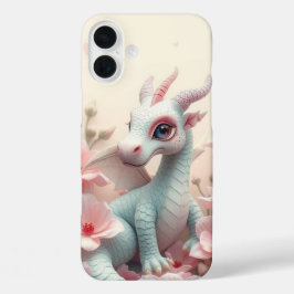 Funda iPhone 16 Plus Estuche estético para teléfono de bebé Dragon