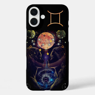 Funda iPhone 16 Plus Estuche Gemini Phone, negro