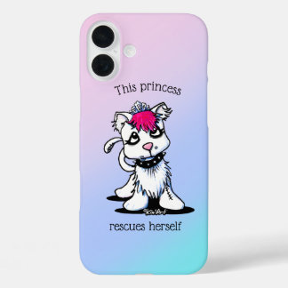Funda iPhone 16 Plus Estuche KiniArt Feminine AF para iPhone