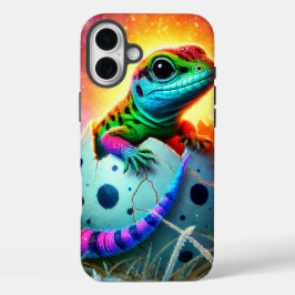 Funda iPhone 16 Plus Estuche Lizard Art Phone