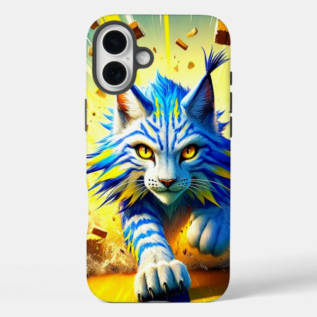 Funda iPhone 16 Plus Estuche Lynx Art Phone (Reverso )