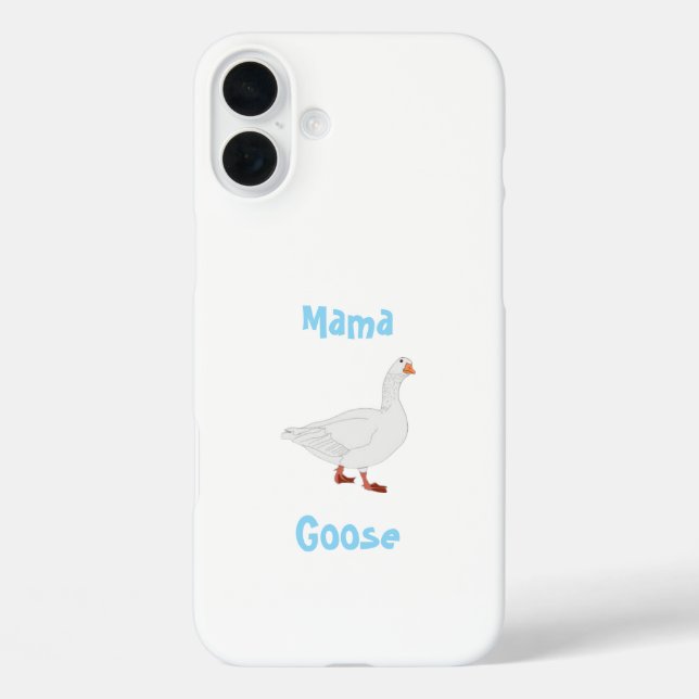 Funda iPhone 16 Plus Estuche Mama Goose para iPhone - regalo del Día de (Reverso )