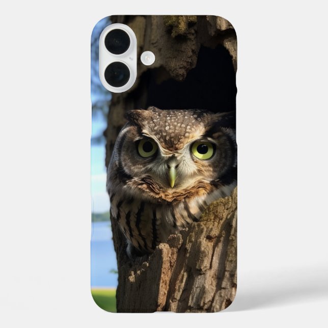Funda iPhone 16 Plus Estuche Owl Phone (Reverso )