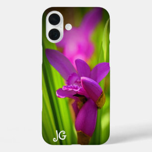 Funda iPhone 16 Plus Estuche para iPhone de Apple con flor rosa persona