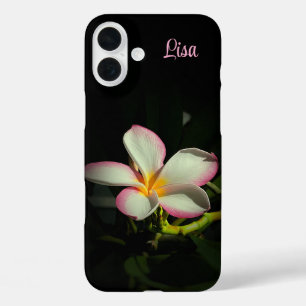 Funda iPhone 16 Plus Estuche para iPhone de Apple con flores rosadas pe