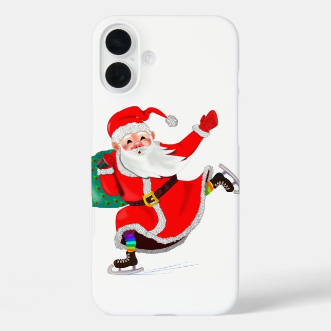 Funda iPhone 16 Plus Estuche para iPhone de Santa Navidades (Reverso )