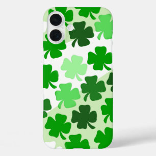 Funda iPhone 16 Plus Estuche para teléfono celular Shamrock Irish Clove