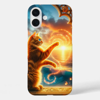 Funda iPhone 16 Plus Estuche para teléfono de dibujos de gato