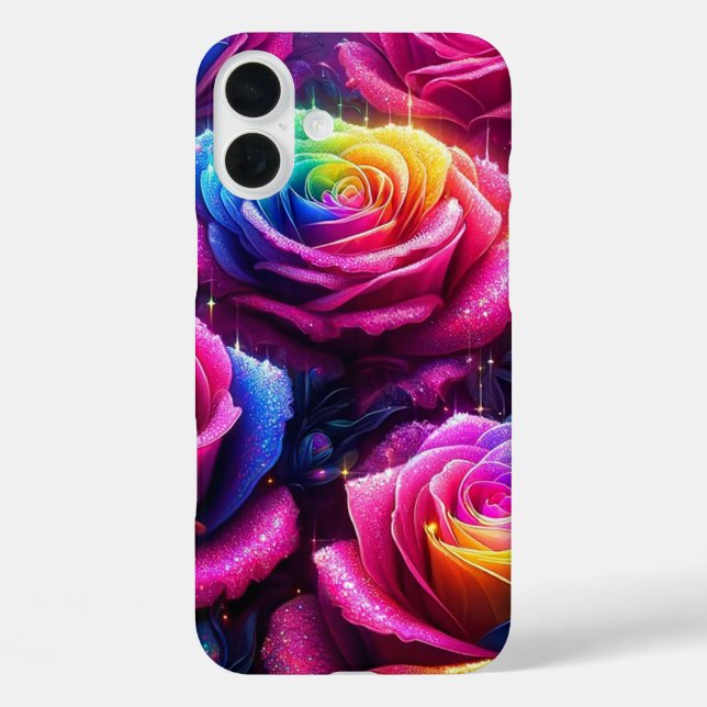 Funda iPhone 16 Plus Estuche para teléfono de Rosas de bonitos (Reverso )