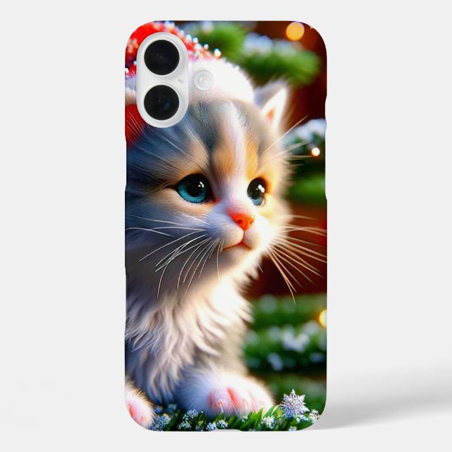 Funda iPhone 16 Plus Estuche para teléfono Kitten (Reverso )
