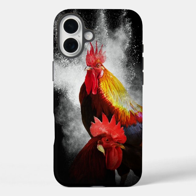 Funda iPhone 16 Plus Estuche Roosters Phone (Reverso )