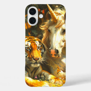 Funda iPhone 16 Plus Estuche Tiger and Unicorn Phone