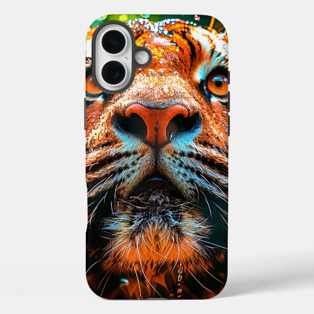 Funda iPhone 16 Plus Estuche Tiger Phone (Reverso )
