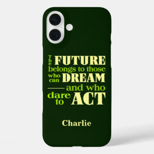 Funda iPhone 16 Plus Estuches de teléfono monograma del personalizado F