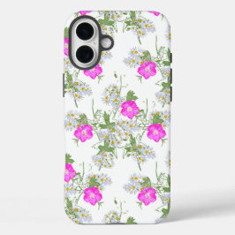 Funda iPhone 16 Plus Estuches de Winecups y Asters Funda-Mate Tough Pho