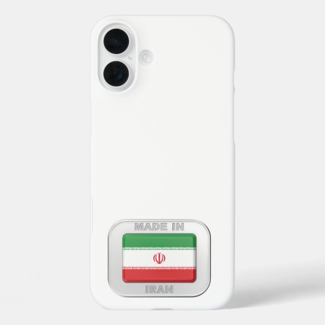 Funda iPhone 16 Plus Fabricado en Irán (Reverso )