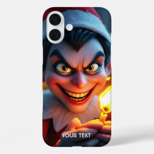 Funda iPhone 16 Plus Fantasía Corta Coincidencia Árbol de Navidad