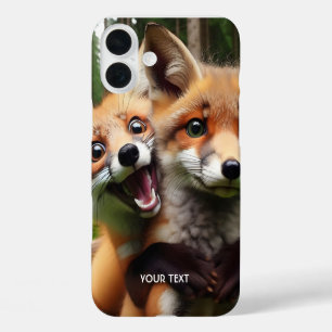 Funda iPhone 16 Plus Fantasía Cuesta dos zorros