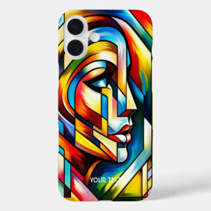 Funda iPhone 16 Plus Fantasía Resumen Vidrio Manchado
