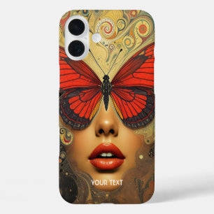 Funda iPhone 16 Plus Fantasy Cute Abstrae Butterflies Ojos