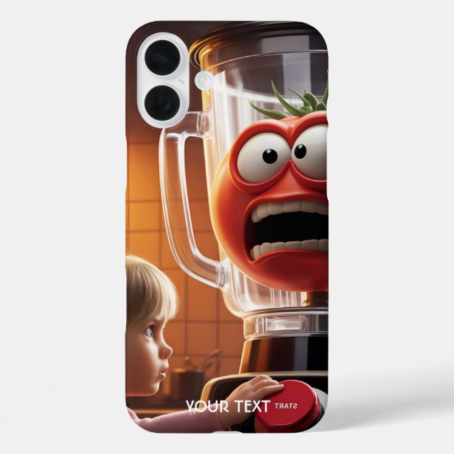 Funda iPhone 16 Plus Fantasy Cute Chica Tomato Blender (Reverso )
