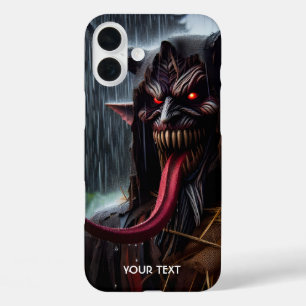Funda iPhone 16 Plus Fantasy Cute Demon Red Tongue