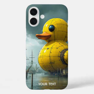 Funda iPhone 16 Plus Fantasy Cute Duck War Ship