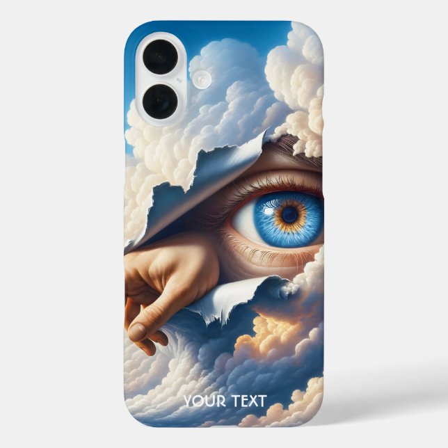 Funda iPhone 16 Plus Fantasy Cute Oye Sky Nubes (Reverso )