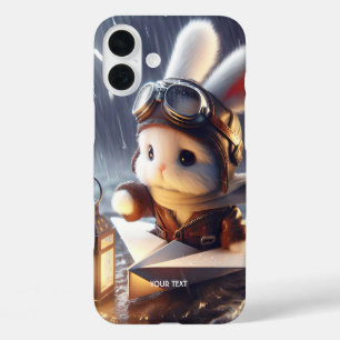 Funda iPhone 16 Plus Fantasy Cute Rabbit Post Lantern