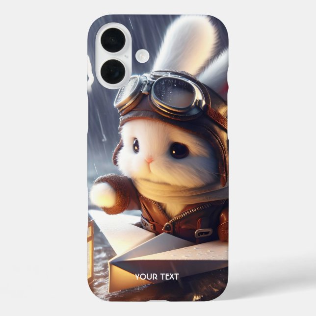 Funda iPhone 16 Plus Fantasy Cute Rabbit Post Lantern (Reverso )