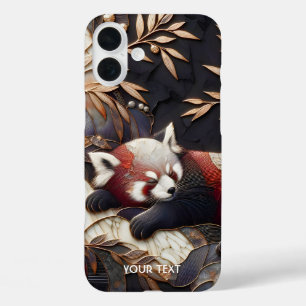 Funda iPhone 16 Plus Fantasy Cute Red Panda Art