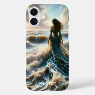 Funda iPhone 16 Plus Fantasy Cute Sea Wave Chica