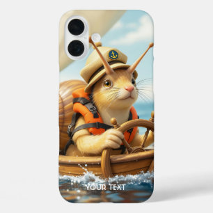 Funda iPhone 16 Plus Fantasy Cute Snowboard