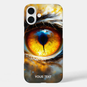 Funda iPhone 16 Plus Fantasy Cute Tiger Naranja Ojo