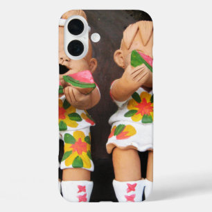 Funda iPhone 16 Plus Felices sandías amigos