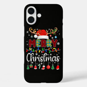 Funda iPhone 16 Plus Feliz Navidad Equipo Xmas Santa