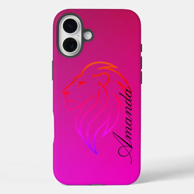 Funda iPhone 16 Plus Fierce Elegance: Identidad Radiante (Reverso )