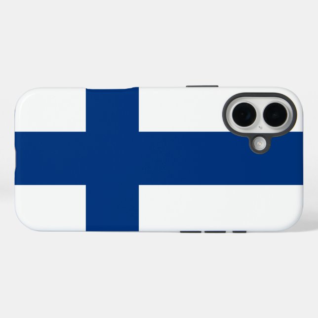 Funda iPhone 16 Plus Finlandia (Reverso (Horitonzal))